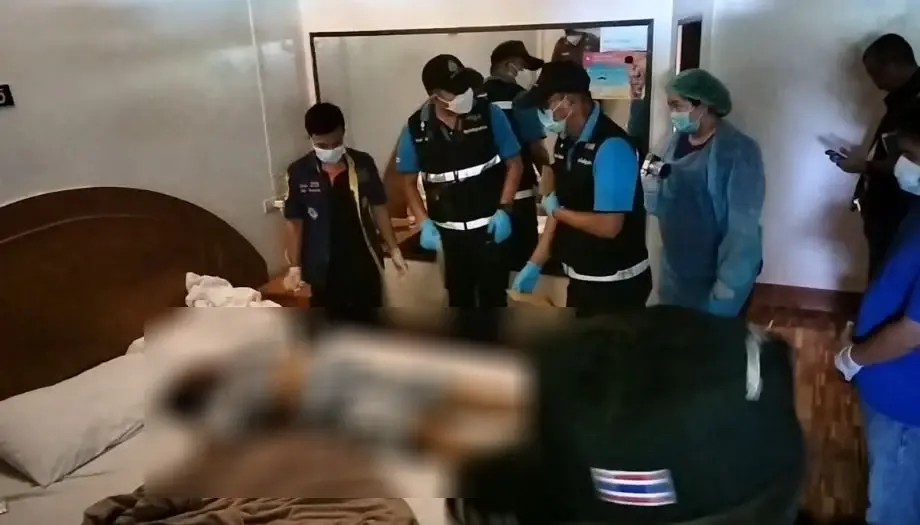 สยอง! พบร่างสาวใหญ่ ถูกรัดคอหมกรีสอร์ตเมืองคอน