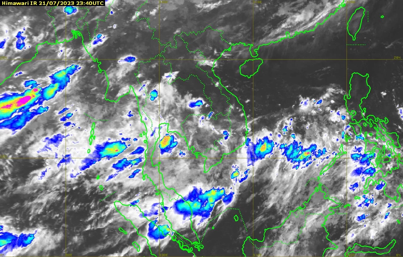 เช็กด่วน! กรมอุตุฯ อัปเดตเส้นทาง"พายุทกซูรี"กำลังแรง แจ้งพิกัด"ฝนตกหนัก"