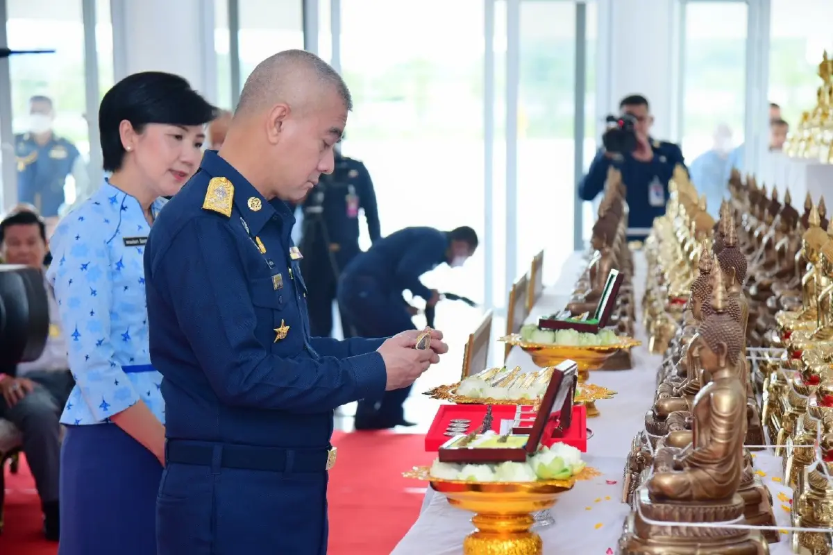 "ผบ.ทอ." เป็นประธานพิธีมหาพุทธาภิเษก พระพุทธธรรมราชูทิศ “รุ่นแรก” (ปางสมาธิ)