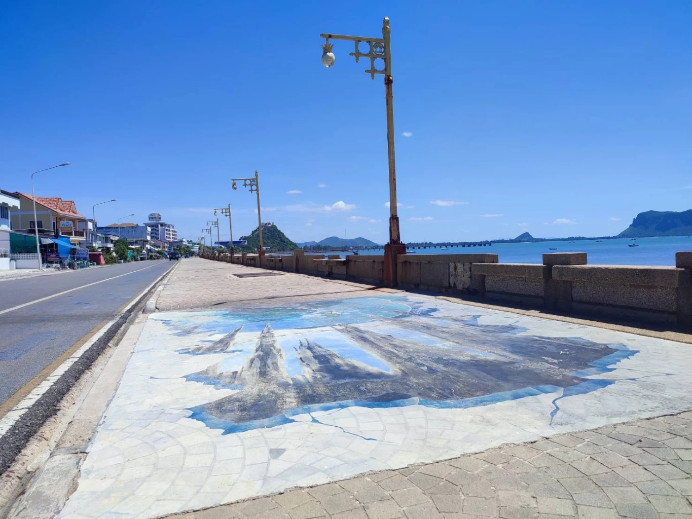 ภาพประติมากรรมบนพื้น