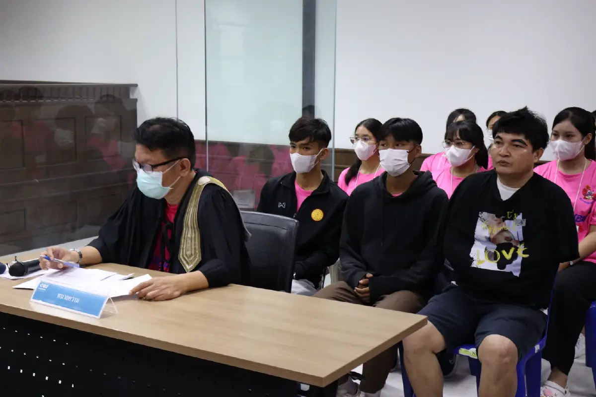 ศาลมหาสารคาม ให้ความรู้กฎหมายโครงการ "เยาวชนชวนไปศาล"