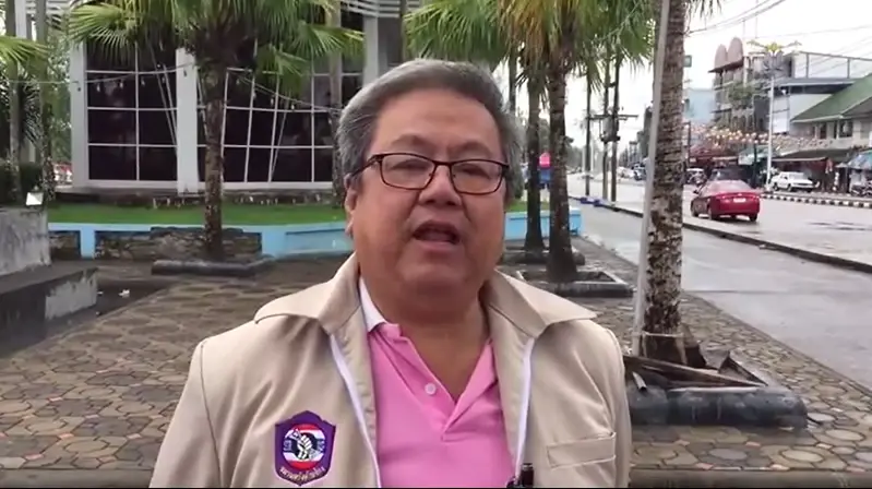 นายชัยวุฒิ สวัสดิรักษ์ ประธานชมรมตรังต้านโกง 