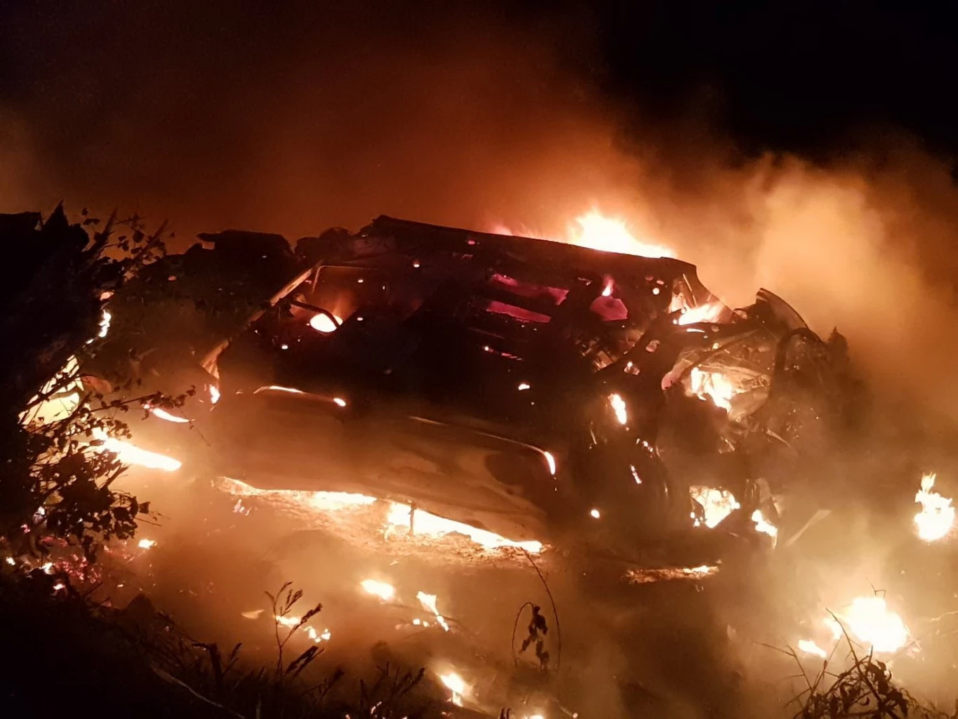 รู้ตัวแล้ว ชายถูกไฟคลอกดับในรถ พ่อเผยเพิ่งกินข้าวด้วยกัน ก่อเกิดเหตุสลด