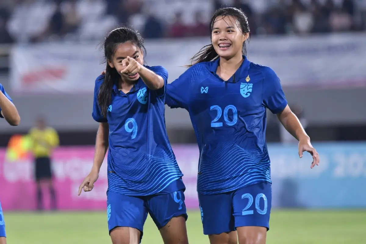 ฟุตบอลสาวไทย U19 อัด อินโดนีเซีย 7-1 ลิ่วชิงแชมป์อาเซียน