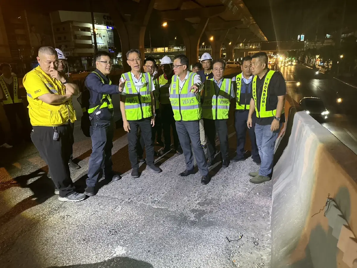 คอนเฟิร์ม! กรมทางหลวง ตรวจสะพานกลับรถ หน้าเซ็นทรัลพระราม 2 ยันโครงสร้างแข็งแรง