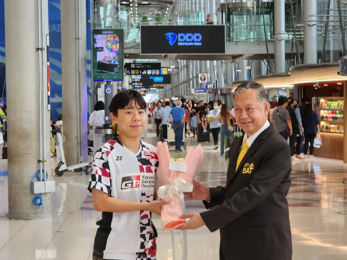 "เม-ศุภนิดา" เดินทางกลับถึงไทยหลังคว้าแชมป์ยูเอสโอเพ่น ตั้งเป้าคว้าโควตา อลป.