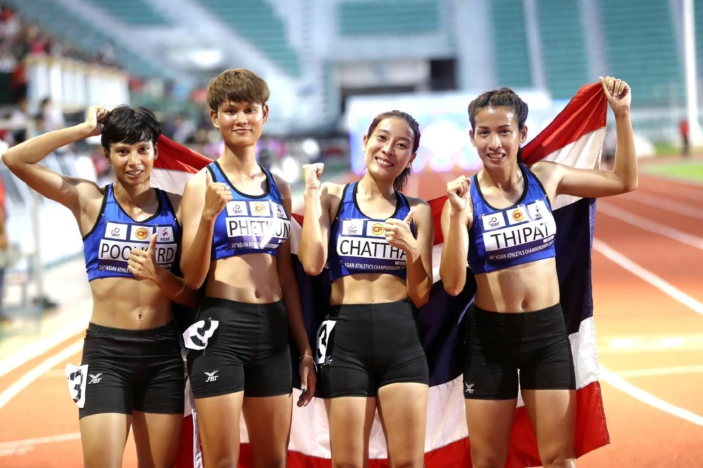 "เทพบิว" นำทัพลมกรดไทยผงาดคว้าทอง 4x100 ม. ศึกชิงแชมป์เอเชีย พร้อมทุบ 2 สถิติ (คลิป)