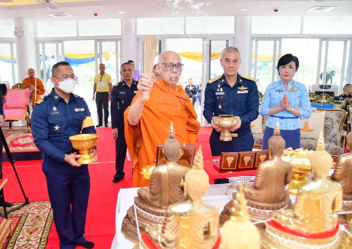 "ผบ.ทอ." เป็นประธานพิธีมหาพุทธาภิเษก พระพุทธธรรมราชูทิศ “รุ่นแรก” (ปางสมาธิ)
