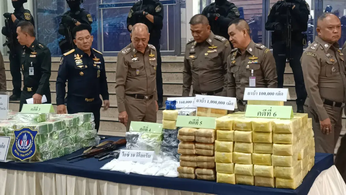 ปส.สกัดเครือข่ายยาเสพติดทั่วประเทศ ยึดยาบ้า 6.7 ล้าน ไอซ์ 301 กิโล