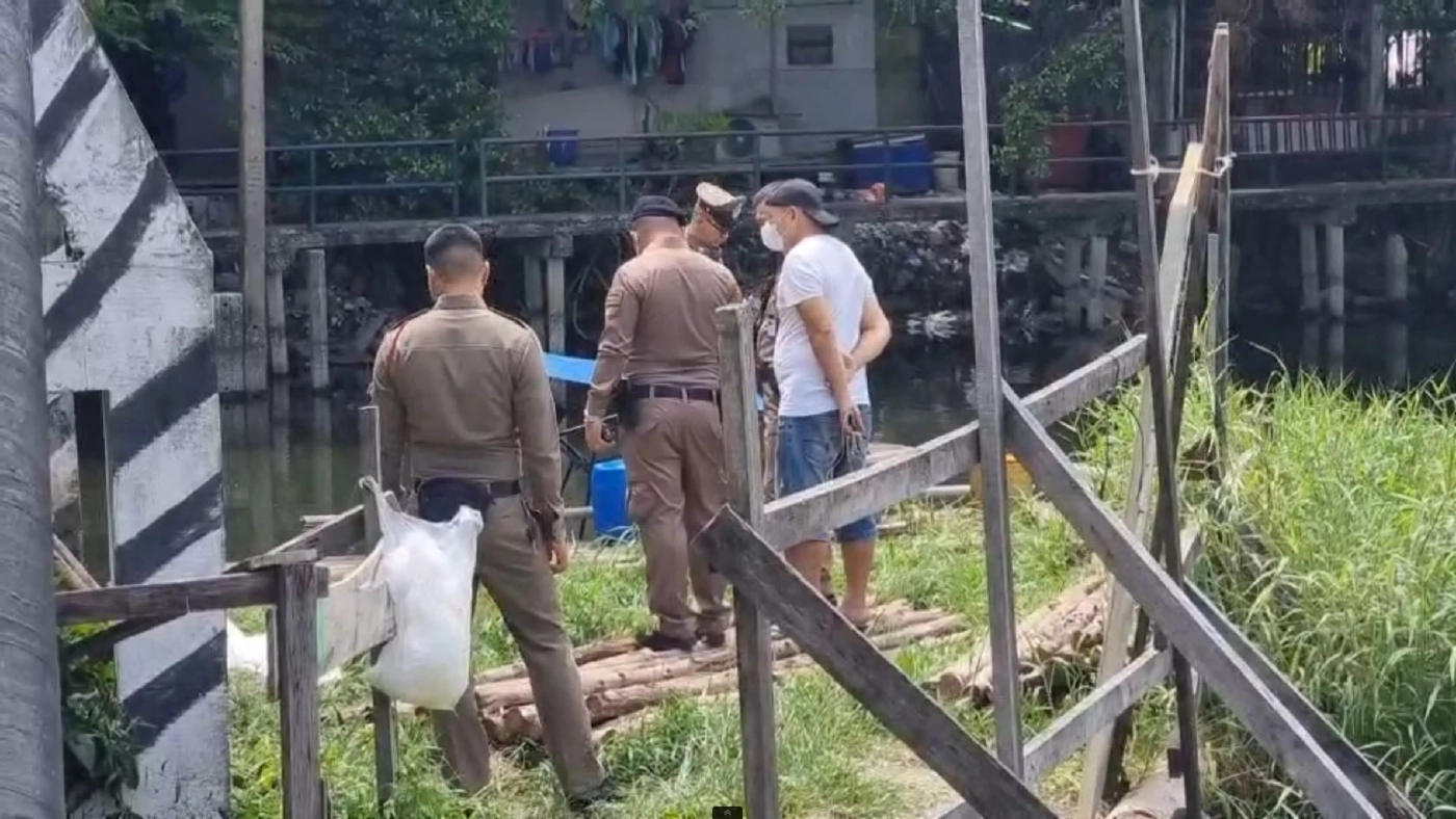 สลดพบศพเด็กทารกถูกทิ้ง คลองลาดพร้าว ย่านห้วยขวาง