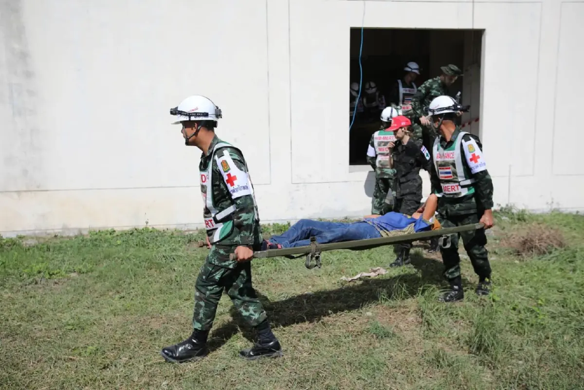 "กองทัพไทย" โชว์ขีดความสามารถฝึกปฏิบัติการทางการแพทย์ร่วม รับมือภัยคุกคามทุกมิติ
