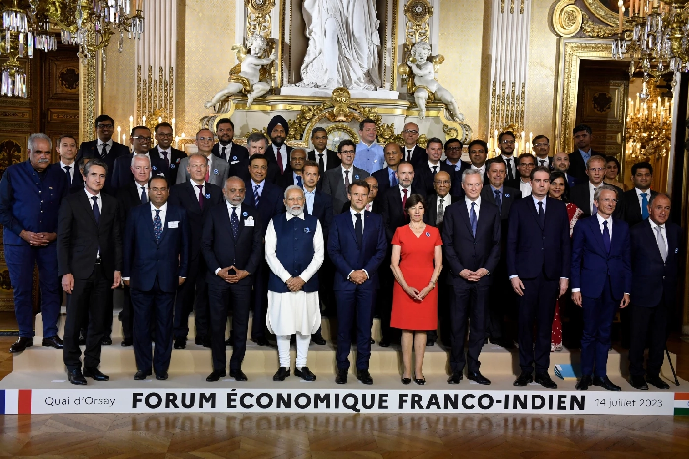 “มาครง” ต้อนรับ “โมดี” ยิ่งใหญ่ ร่วมชมสวนสนามวันชาติฝรั่งเศส