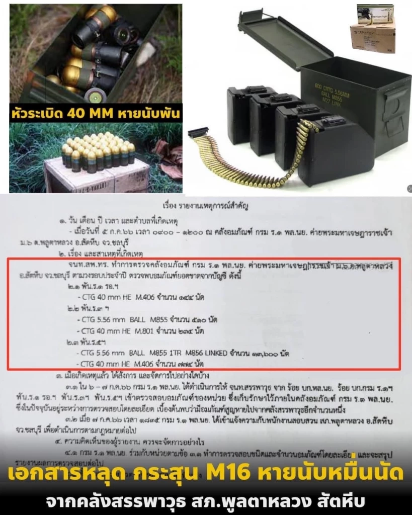 "ผบ.ทร." สั่งตั้งกรรมการสอบ หลังกระสุนหายจากคลัง สั่งลงโทษให้ถึงที่สุด