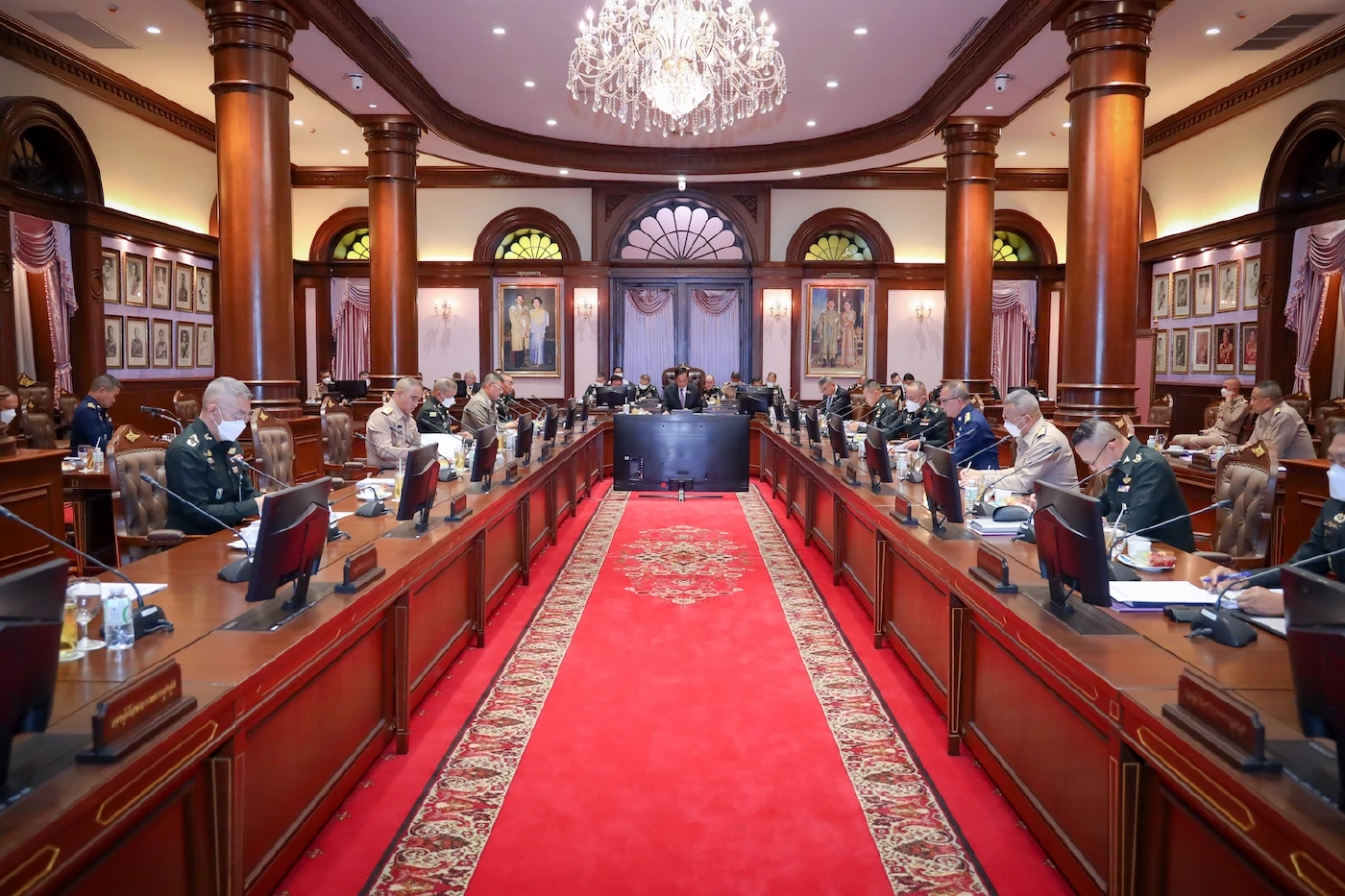 แฟ้มภาพ การประชุมสภากลาโหม