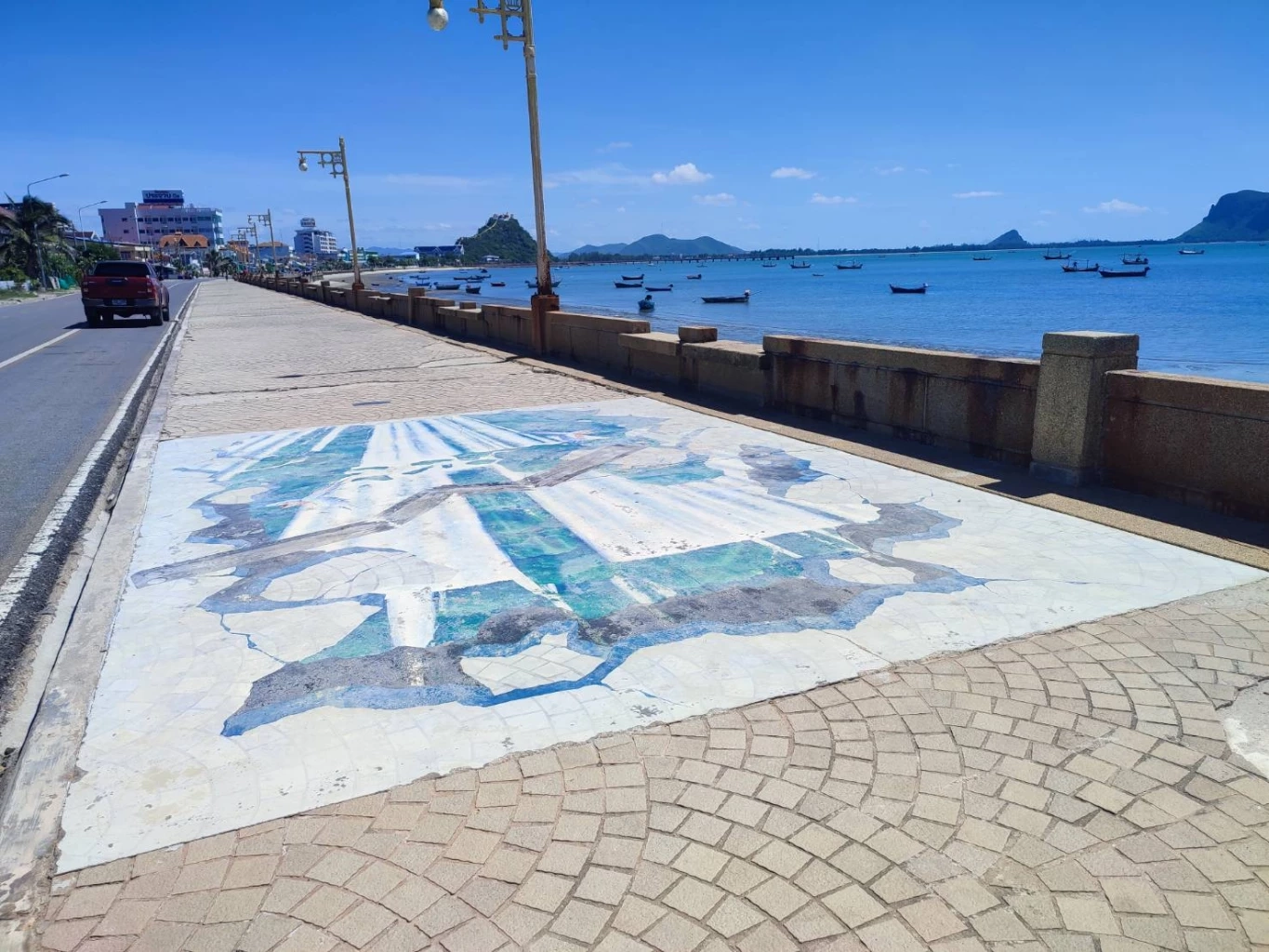 งานพื้นผิวถนนศิลปะ