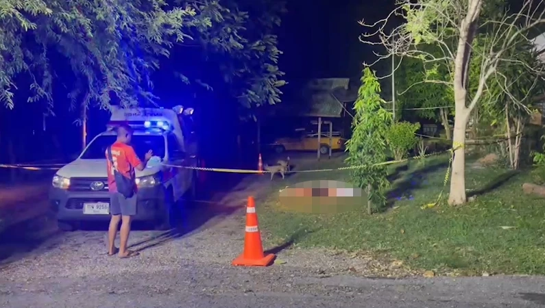 รปภ.ทางหลวงปืนโหด ซิ่งข้ามอำเภอ ยิงเพื่อนร่วมที่ทำงาน - พี่เขย ดับรวม 2 ศพ