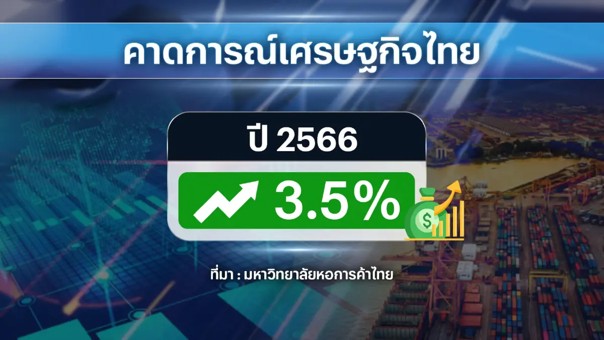 ม.หอการค้าไทยคาดม็อบไม่รุนแรง-จีดีพีโต 3.5%