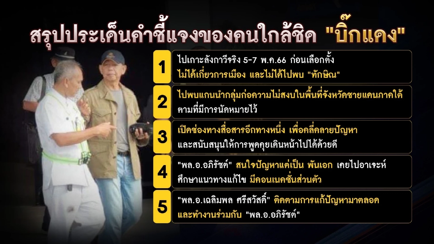 จับโป๊ะ “ดีลลับลังกาวี” ยังมีโจรใต้รอคุย “บิ๊กแดง” จริงหรือ?