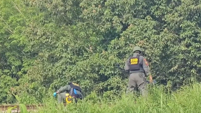 ระทึก! เจอวัตถุต้องสงสัย ริมทางรถไฟหาดใหญ่-ปาดังฯ จุดเดิมที่โจรใต้ลอบบึ้ม