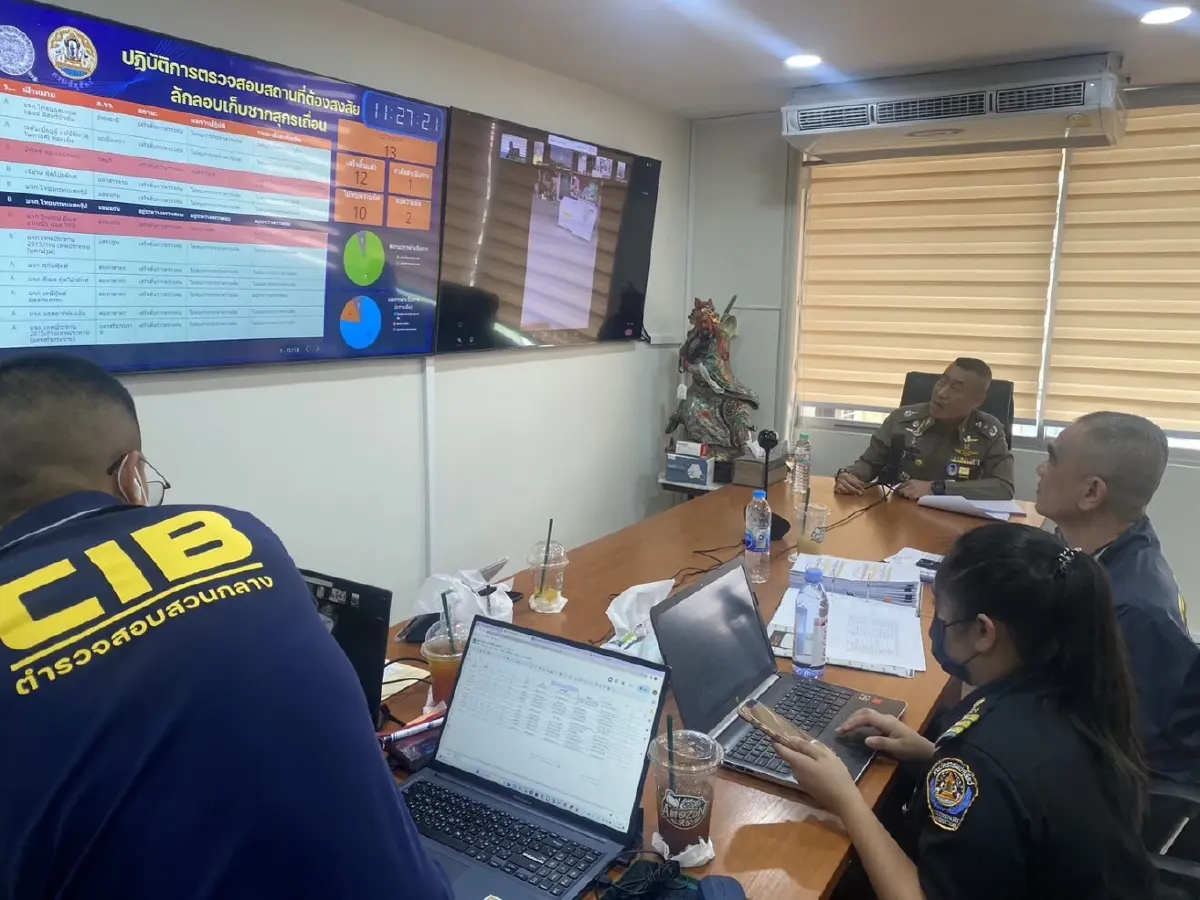 ตร.-ปศุสัตว์ ทลายแหล่งซุกหมูเถื่อน ยึดของกลางร่วม 2 ตัน
