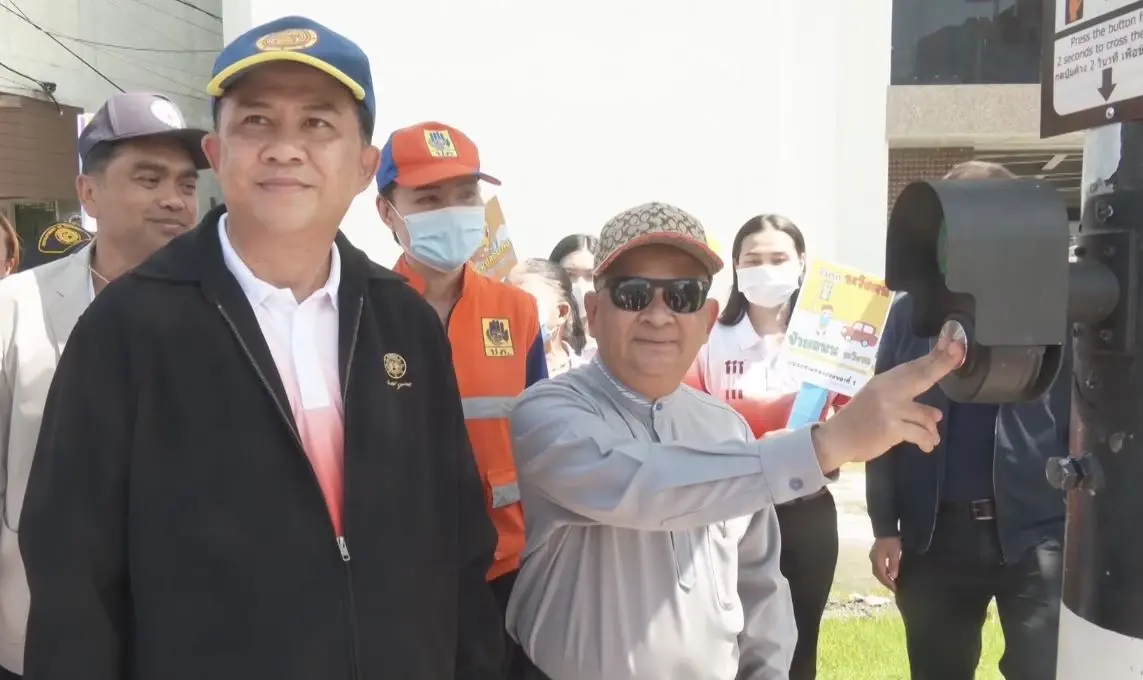 สงขลา เปิดใช้งาน "สัญญาณไฟทางข้ามอัจฉริยะ" นำร่องแห่งแรกในภาคใต้