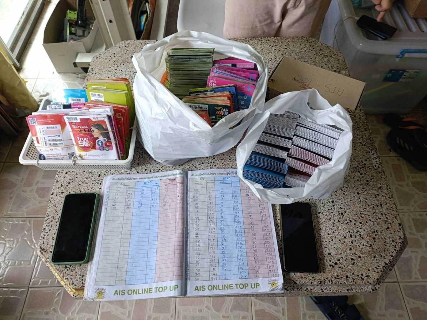 จับขบวนการขายซิมม้า รับยอดขายตก เลยหันมาทำ ได้เงินกว่า 1.3 แสนต่อเดือน