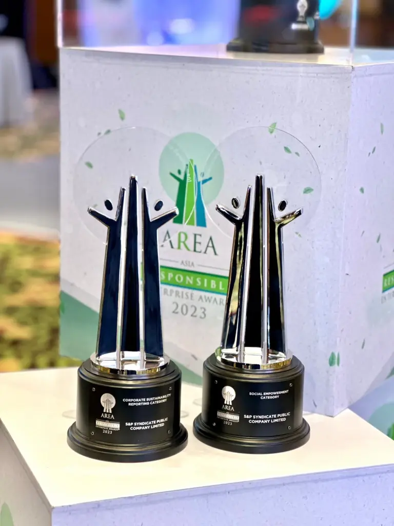 ‘S&P’ คว้า 2 รางวัลระดับเอเชีย  Asia Responsible Enterprise Awards 2023