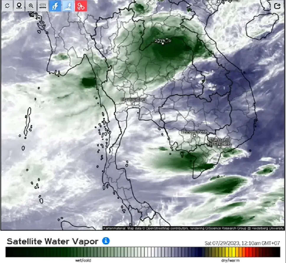 กรมอุตุฯ จับตา“พายุโซนร้อนขนุน”กำลังแรง แจ้งพิกัด"ฝนหนัก"รายภาค ช่วง 7 วัน