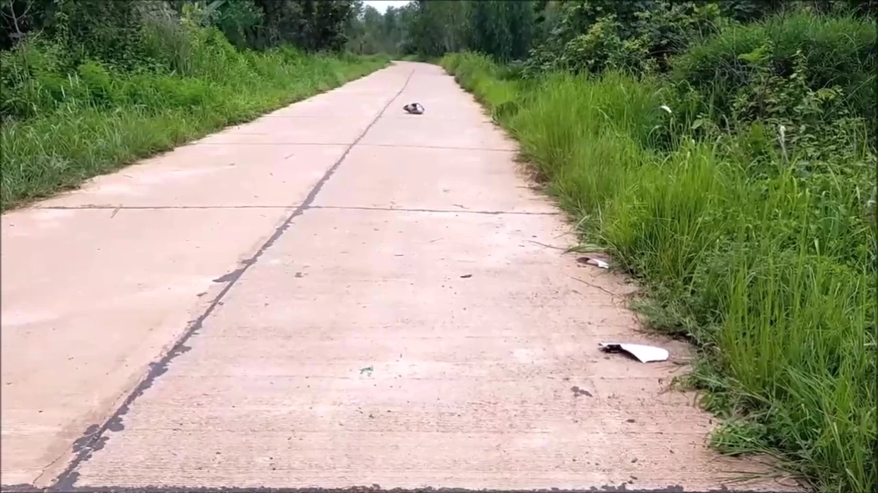 ถนนจุดที่เกิดเหตุ
