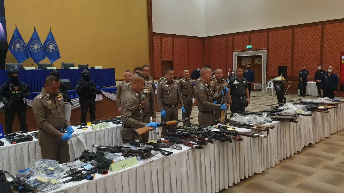 ตร.ระดมจับกุมอาวุธ ไม่ถึงเดือนยึดได้ 3,120 กระบอก