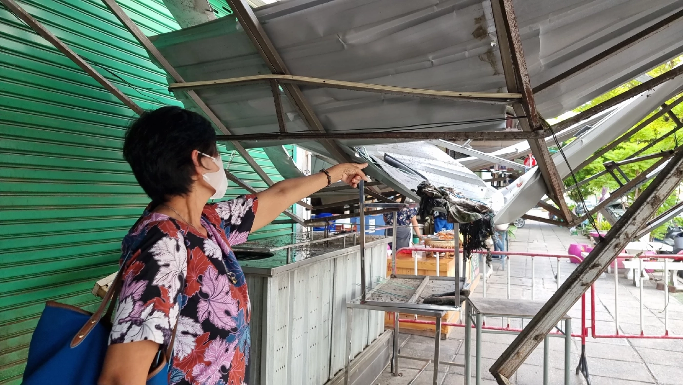 ป้าต้อย อายุ 66 ปี เจ้าของร้านก๋วยเตี๋ยวต้มยำ