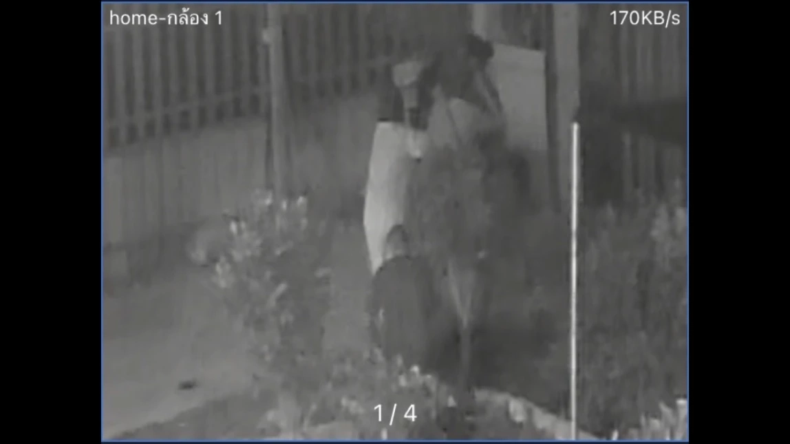 วงจรปิดจับภาพขณะเกิดเหตุ ผัวทหารบุกบ้านกระทืบแม่ยาย
