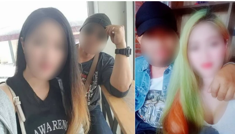 น.ส.ชมพู่ และ นายโบ้ผู้ก่อเหตุ