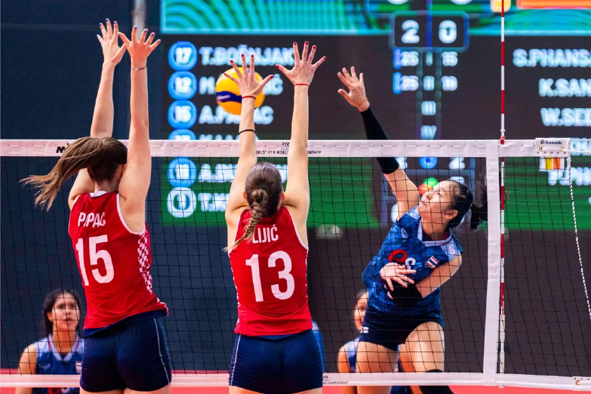 ไทย U19 พ่ายโครเอเชีย 0-3 เซต จบอันดับ 6 ศึกชิงแชมป์โลก