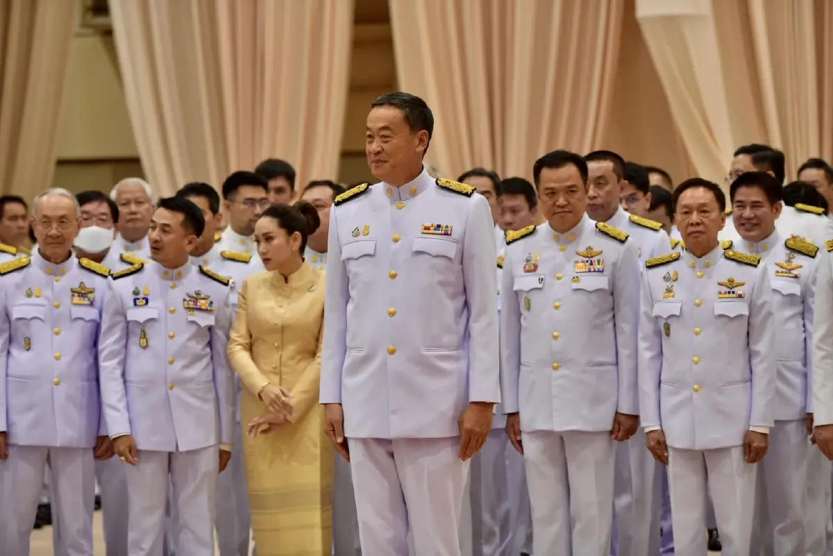 "เศรษฐา ทวีสิน" ในวันเข้าพิธีรับสนองพระบรมราชโองการโปรดเกล้าฯ ดำรงตำแหน่งนายกรัฐมนตรี เมื่อวันที่ 23 สิงหาคม 2566