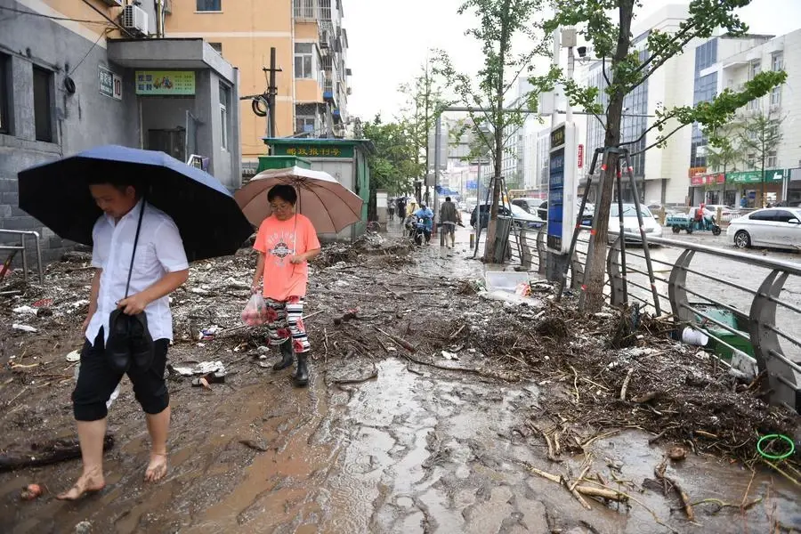 ปักกิ่งจมน้ำ หลังพายุทกซูรีทำฝนตกวันเดียว เท่ากับปริมาณฝนทั้งเดือน