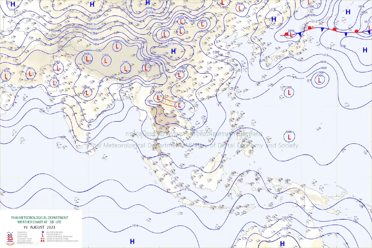 พยากรณ์อากาศวันหยุด อุตุฯ เตือนประเทศไทยตอนบน มีฝนตกเพิ่มมากขึ้น