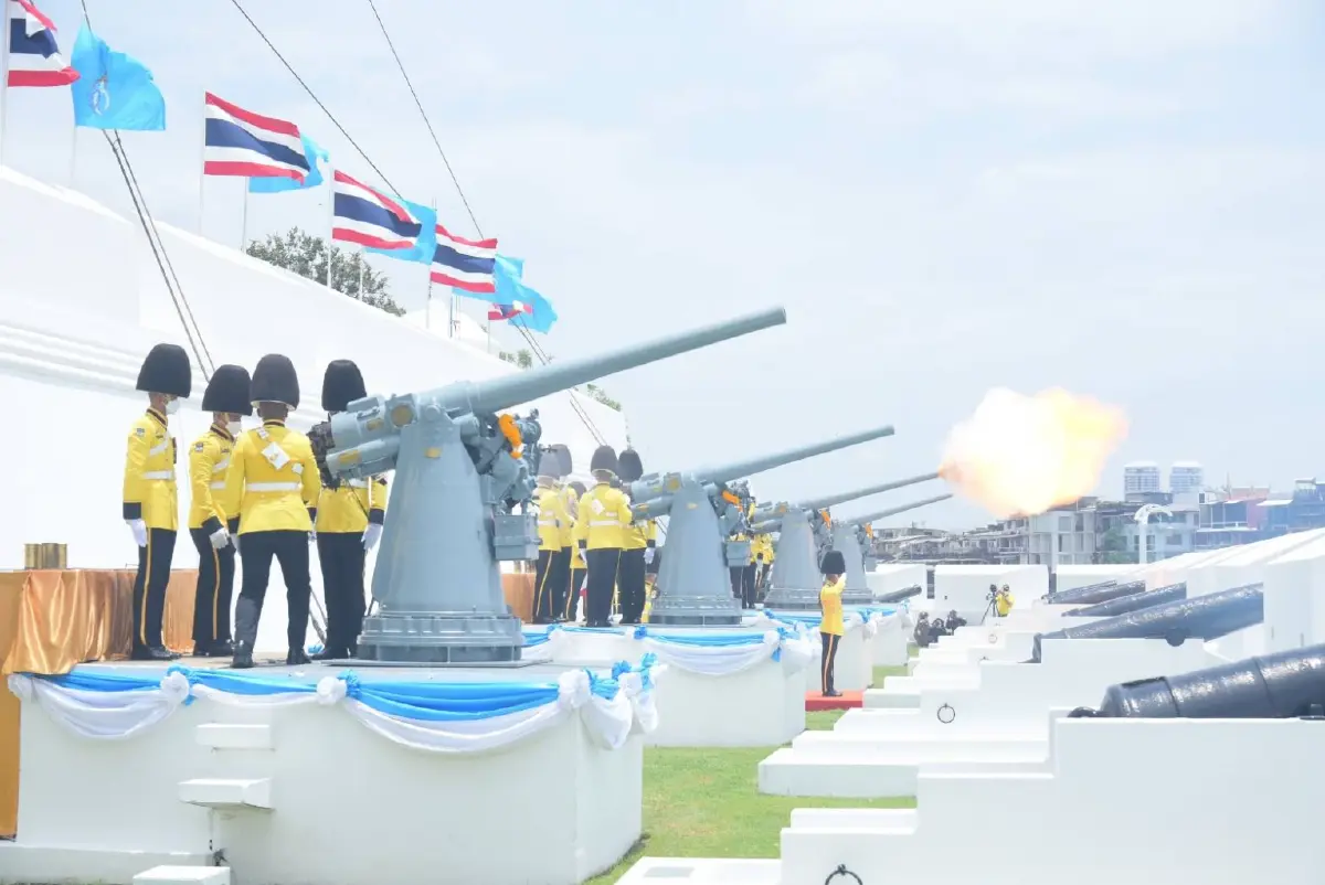 12 ส.ค. "3 เหล่าทัพ"ยิงสลุต 21 นัดเฉลิมพระเกียรติ"สมเด็จพระพันปีหลวง"