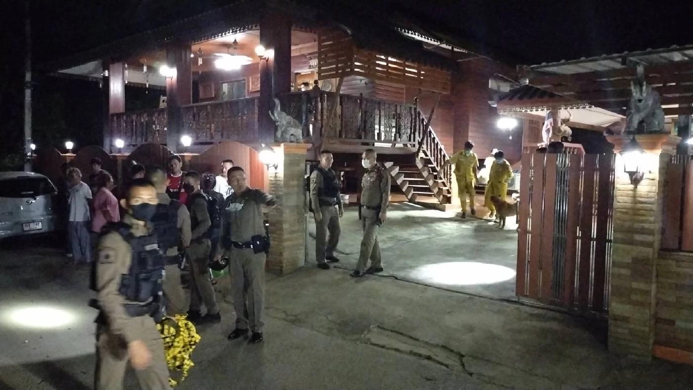 พบหลักฐานสำคัญ มัดตัวคนร้าย บุกเข้าบ้านทุบหัว"ป๋าสาร์จ" เจ้าพ่อเงินกู้ดับ