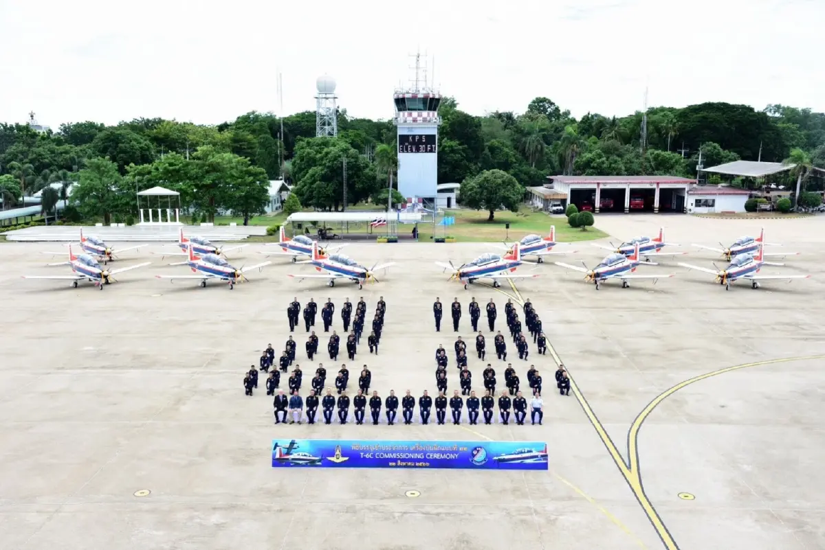ทอ. บรรจุเครื่องบิน T-6C เข้าประจำการ รับภารกิจฝึกศิษย์การบินกองทัพ