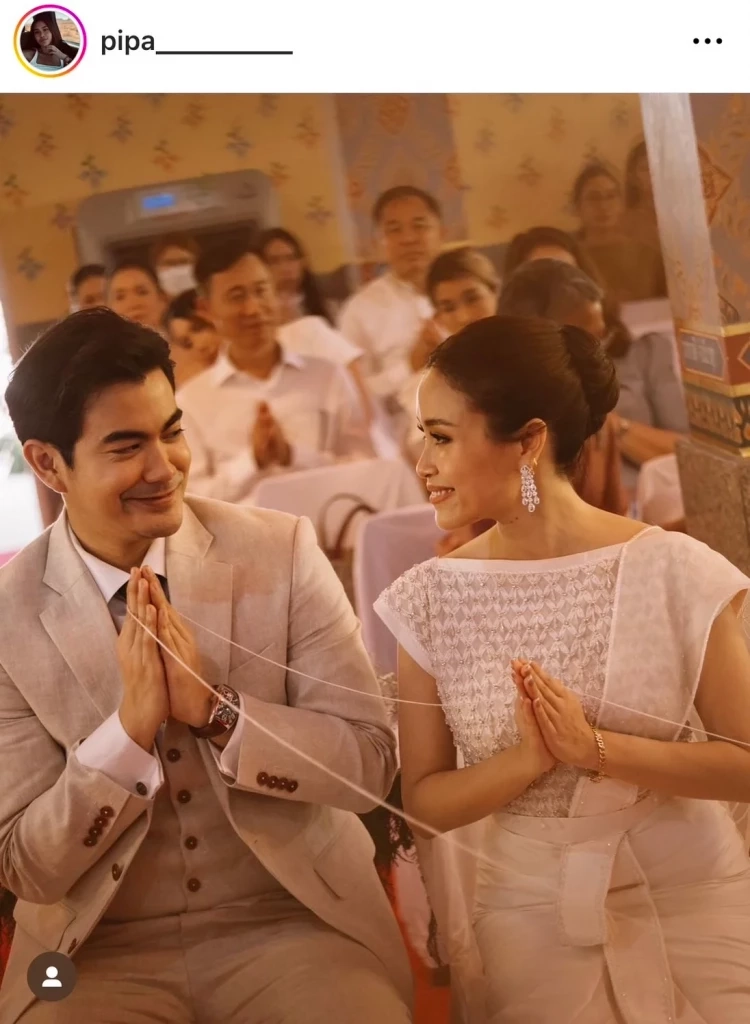 คนบันเทิงร่วมยินดี  ฌอห์ณ จูงมือคนรัก เพชร ภิพัชรา เข้าพิธีหมั้นแล้ว