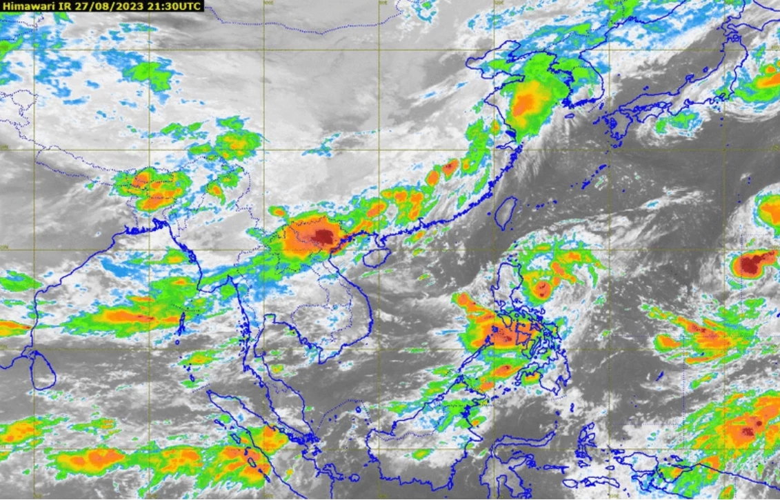 ประกาศเตือน"ฝนตกหนักมาก" กรมอุตุ แจ้งพื้นที่เสี่ยง พร้อมอัปเดตทิศทาง 3 พายุ