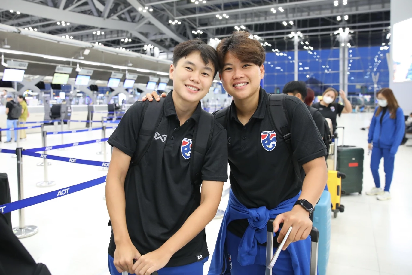 "ฟุตบอลหญิงทีมชาติไทย" ลัดฟ้าเตรียมอุ่นแข้ง "ฮ่องกง" ก่อนลุยเอเชียนเกมส์