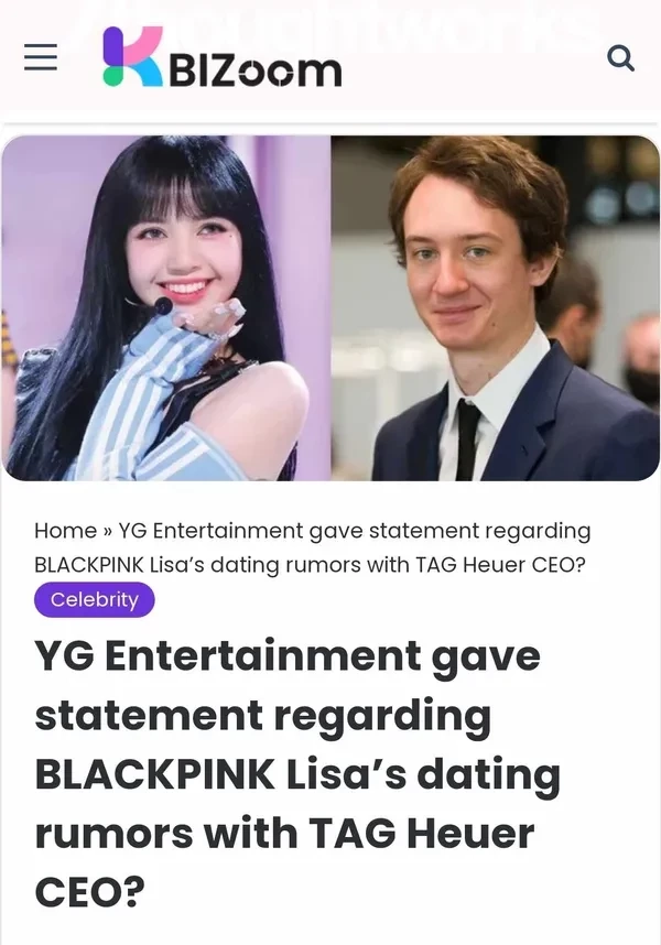 YG แถลงข่าวลือออกเดต?  ลิซ่า BLACKPINK กับทายาทมหาเศรษฐี เฟรเดริก อาร์โนลต์