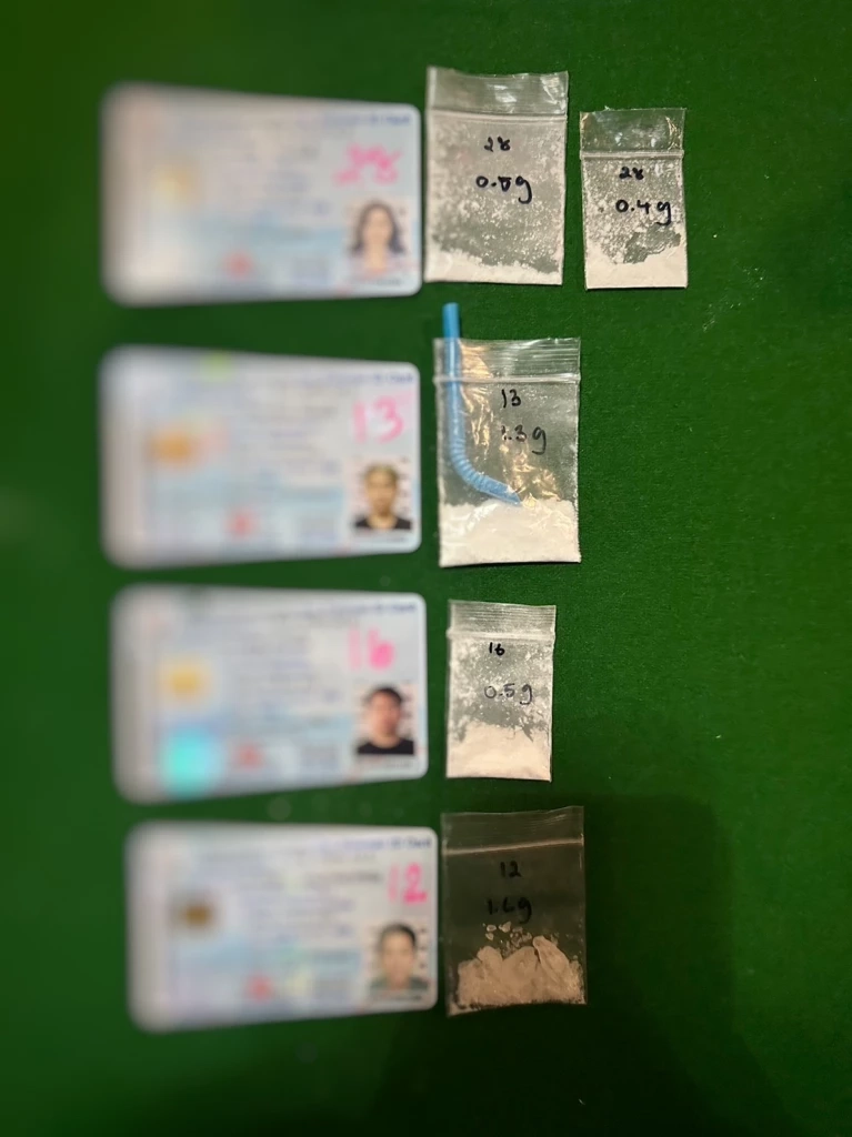 บุกทลายปาร์ตี้ “เน็ตไอดอล” มั่วยาฉลองวันเกิดกลางกรุง พบของกลางเพียบ