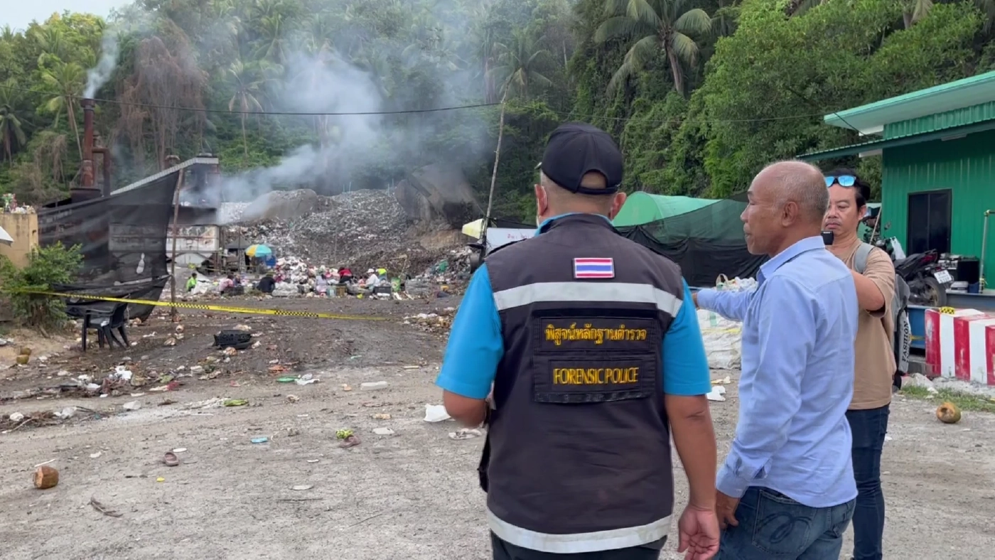 เร่งล่าตัว "ชายชาวต่างชาติ" เอี่ยวหั่นชิ้นส่วนมนุษย์ ทิ้งบ่อขยะเกาะพะงัน