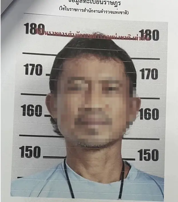 นายสุขชัย หิรัญภาพงค์ อายุ 54 ปี รปภ. หมวดทางหลวงละหาน ผู้ต้องหา