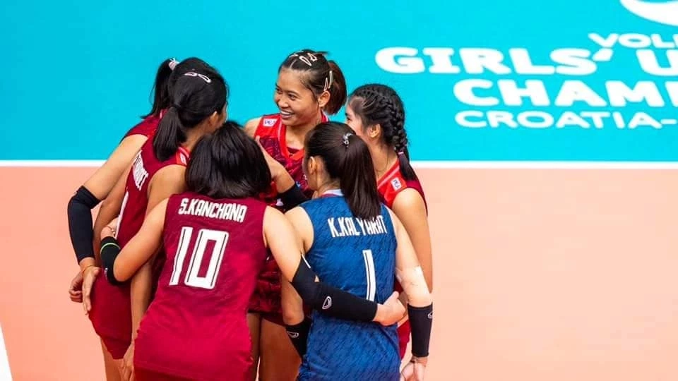 "ไทย vs โครเอเชีย" วอลเลย์บอล U19 ชิงแชมป์โลกนัดชิงที่ 5 คืนนี้ เช็กช่องทางชมสดที่นี่