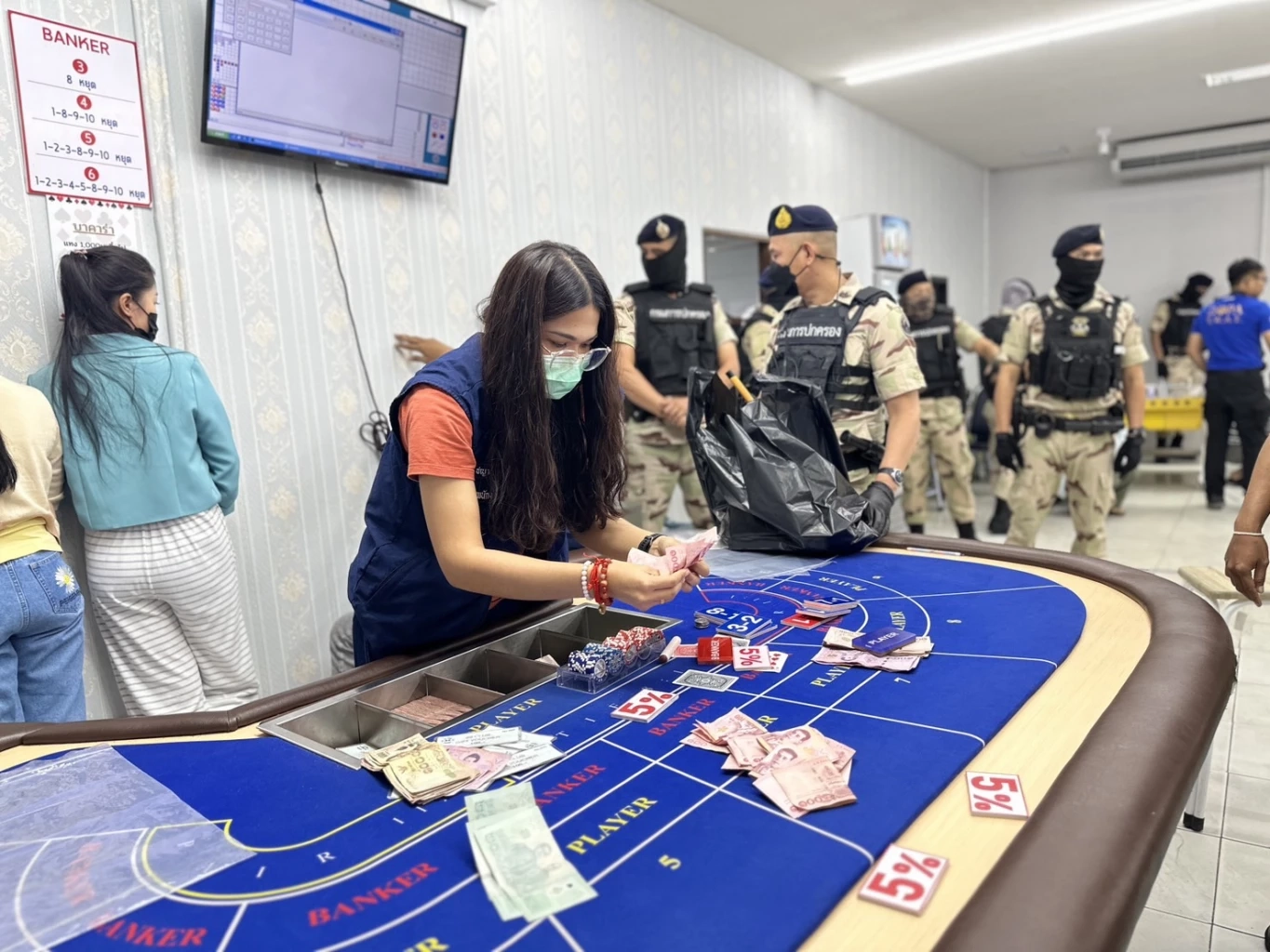 เด้ง 5 เสือ สภ.ช้างเผือก หลังกรมการปกครองบุกทลายบ่อนเชียงใหม่ 