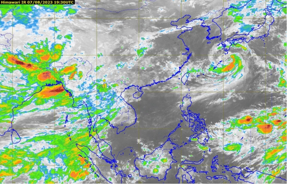 กรมอุตุฯ จับตาพายุดีเปรสชัน ก่อตัวใกล้"พายุขนุน" แจ้งพท.เสี่ยง"ฝนตกหนัก"